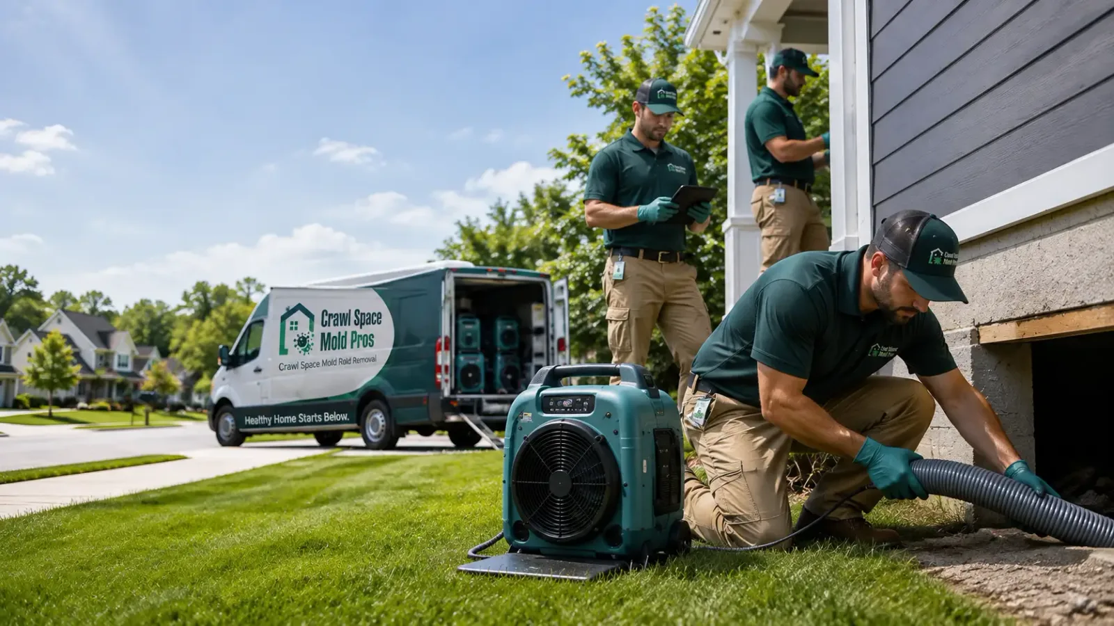 Crawl Space Mold Removal in Spring City, PA